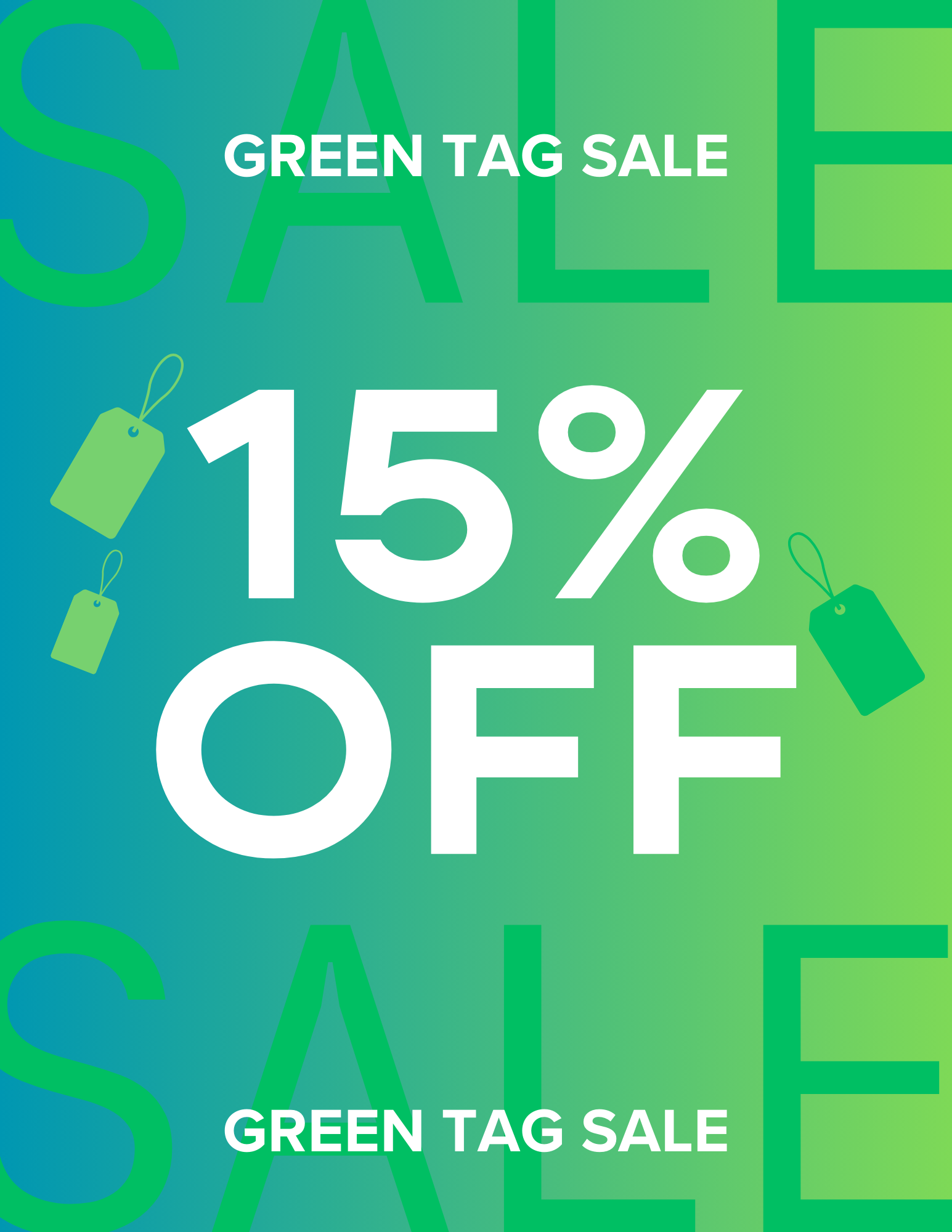 FLYER - Green Tag Sale 07012024