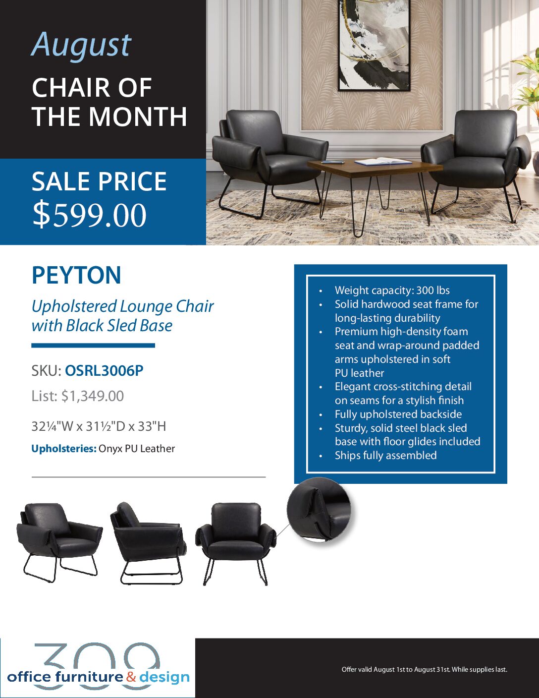 August Chair Of The Month