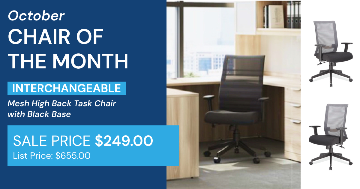 Chair of the Month Promo - October